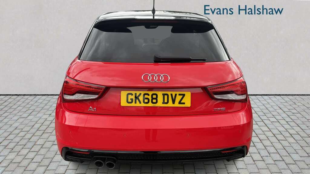 Audi A1 1.4 Tfsi 150 Black Edition Nav 2018 GK68DVZ Red #3