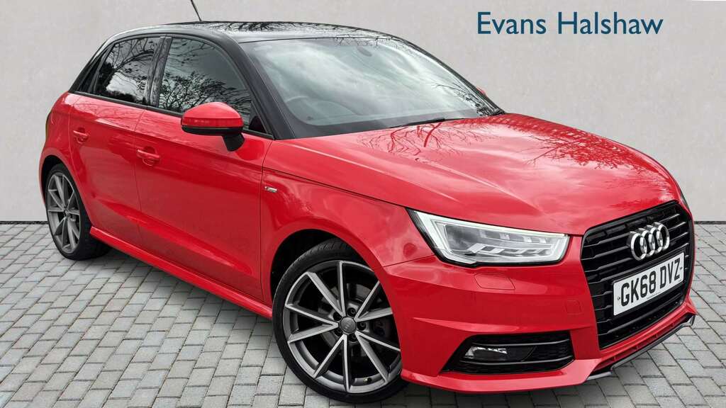 Audi A1 1.4 Tfsi 150 Black Edition Nav 2018 Red