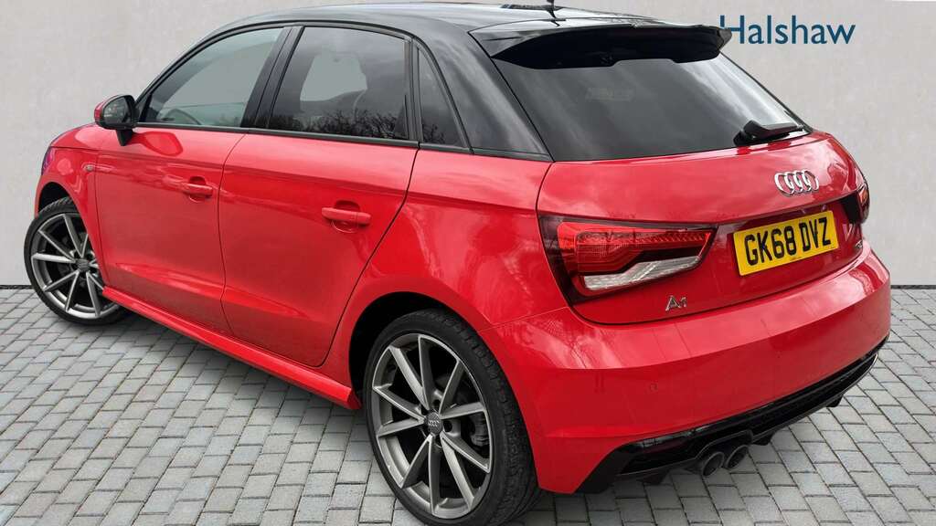 Audi A1 1.4 Tfsi 150 Black Edition Nav 2018 GK68DVZ Red #2