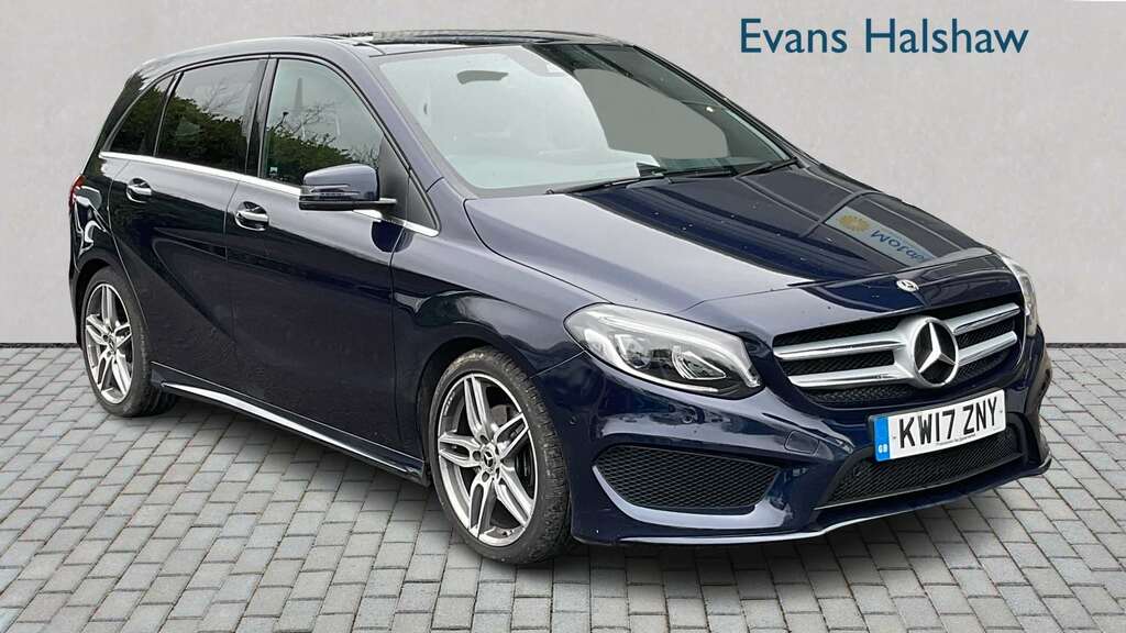 Mercedes-Benz B Class B200d Amg Line Premium Plus 2017 Blue