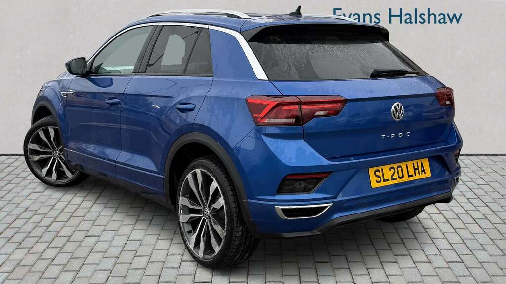 Volkswagen T-Roc 1.5 Tsi Evo R-line 2020 SL20LHA Blue #2