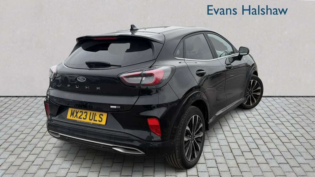 Ford Puma 1.0 Ecoboost Hybr Mhev 155 St-line Vignale Dct MX23ULS Black #2