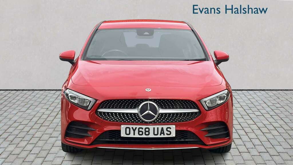Mercedes-Benz A Class A200 Amg Line Premium 2018 OY68UAS Red #3