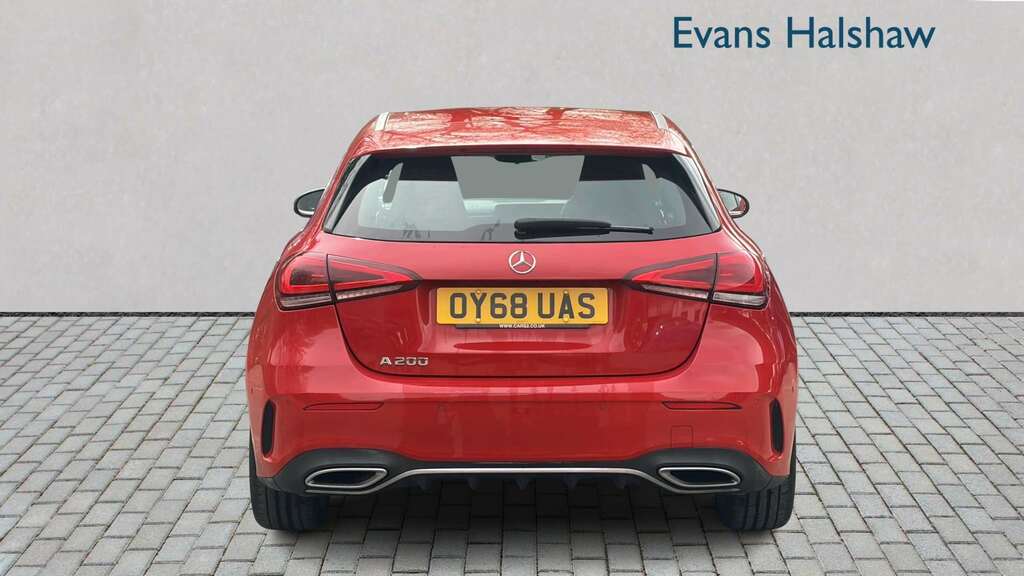 Mercedes-Benz A Class A200 Amg Line Premium 2018 OY68UAS Red #6