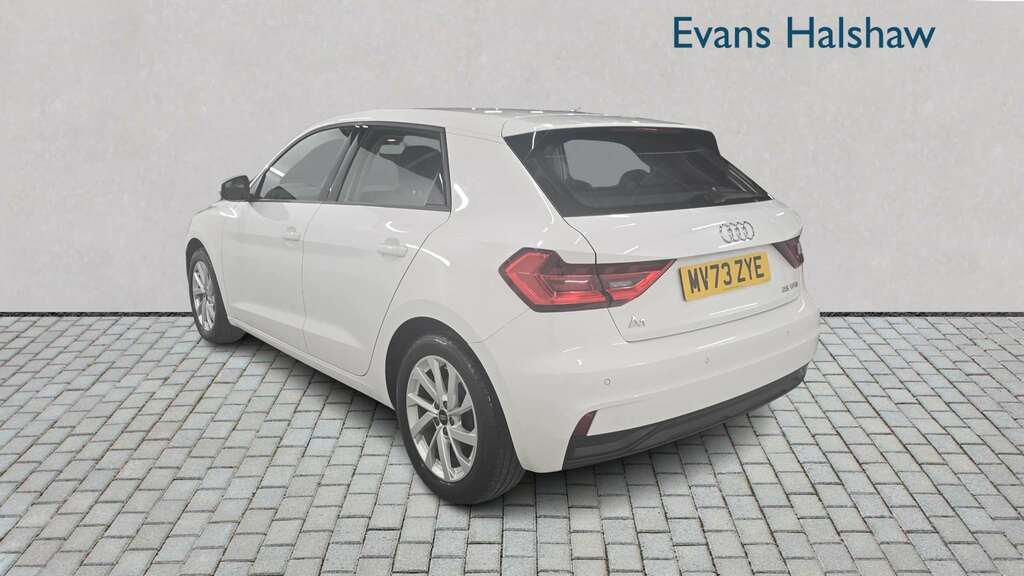 Audi A1 25 Tfsi Sport 2023 MV73ZYE White #5
