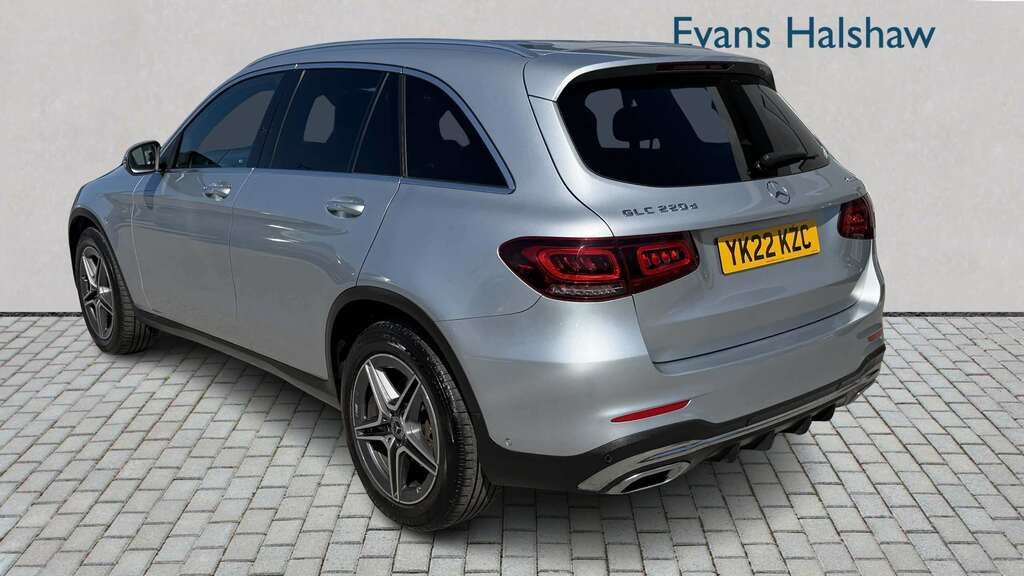 Mercedes-Benz GLC Class 220D 4Matic Amg Line 9G-tronic 2022 YK22KZC Silver #4
