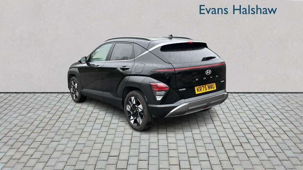 Hyundai Kona 1.6 Hybrid 129 Ultimate Dct 2025 KR75NWU Black #3