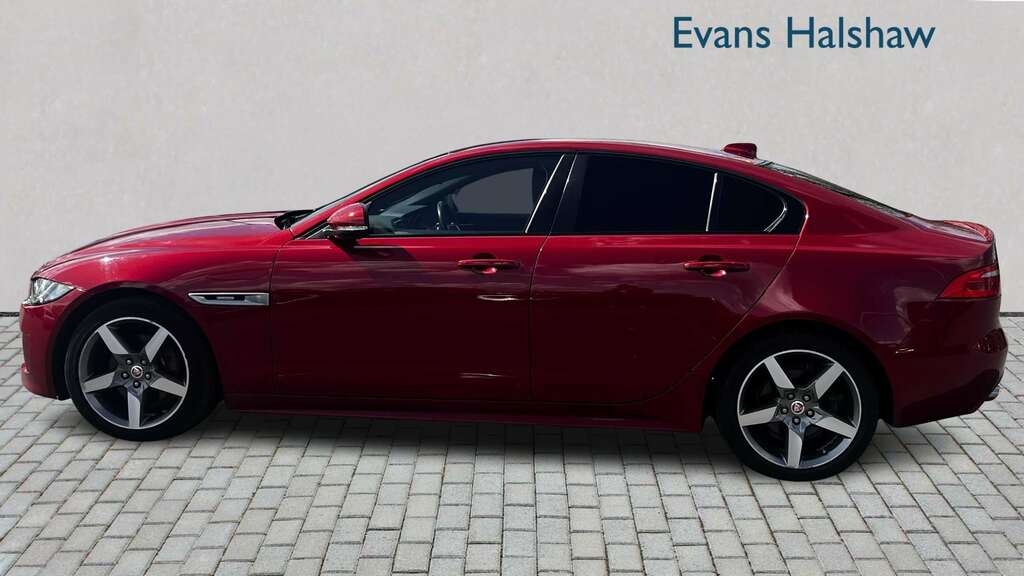 Jaguar XE 2.0D 180 R-sport 2018 YR68HDF Red #4