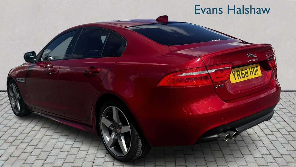 Jaguar XE 2.0D 180 R-sport 2018 YR68HDF Red #2