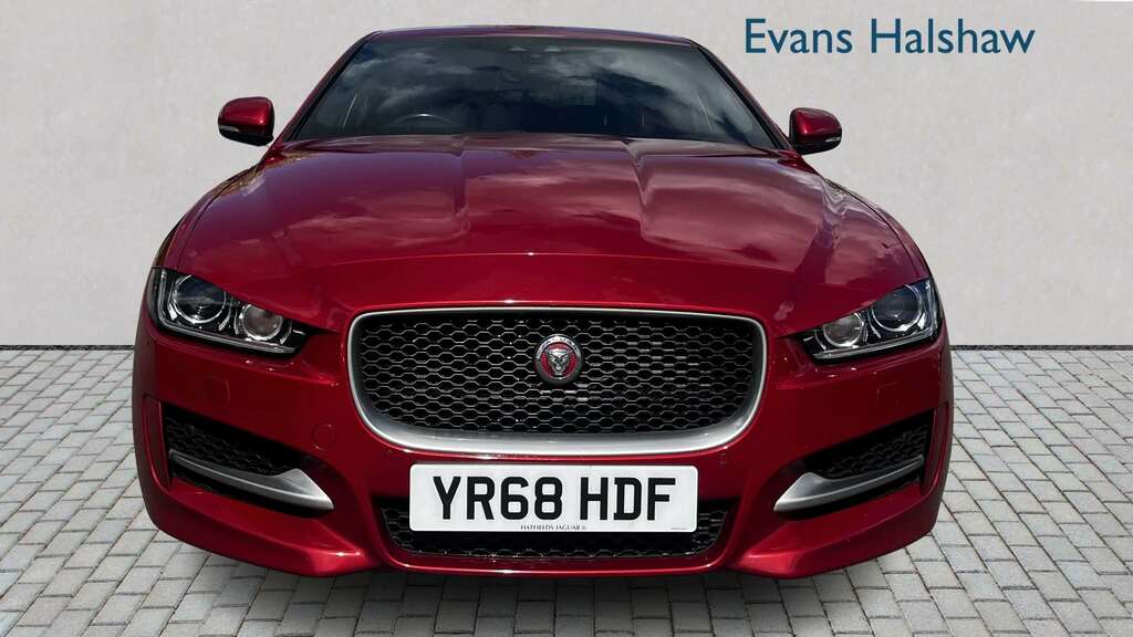 Jaguar XE 2.0D 180 R-sport 2018 YR68HDF Red #3