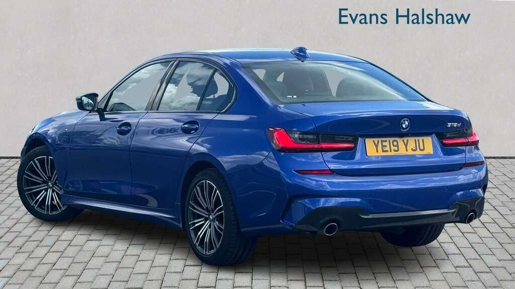 BMW 3 Series 318D M Sport Step 2019 YE19YJU White #4