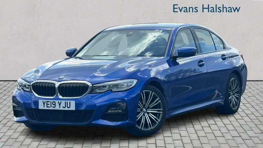BMW 3 Series 318D M Sport Step 2019 YE19YJU White #3