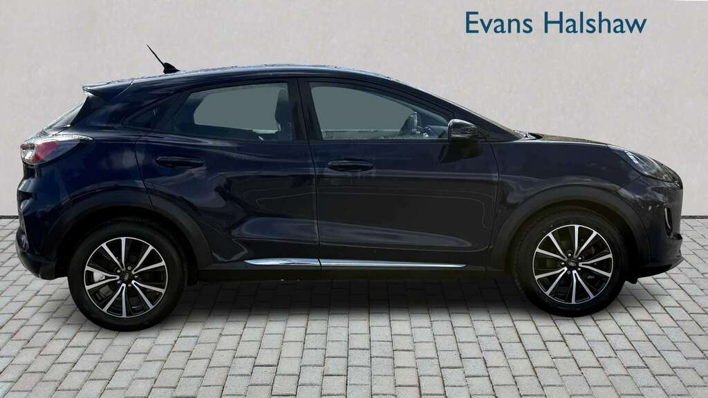 Ford Puma 1.0 Ecoboost Hybrid Mhev Titanium 2023 SH73WPM Blue #4