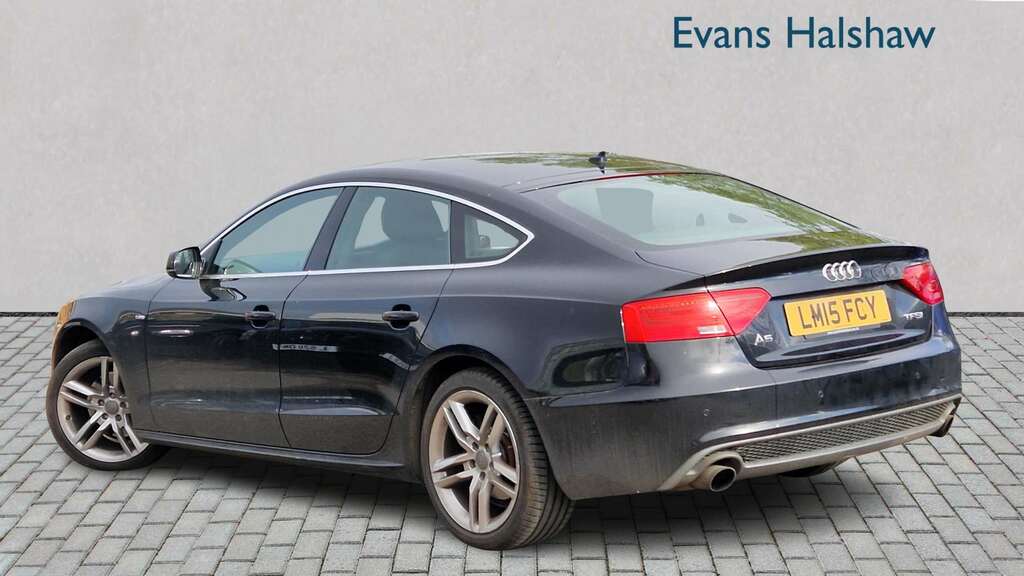 Audi A5 1.8T Fsi S Line Multitronic 5 Seat 2015 LM15FCY Black #2