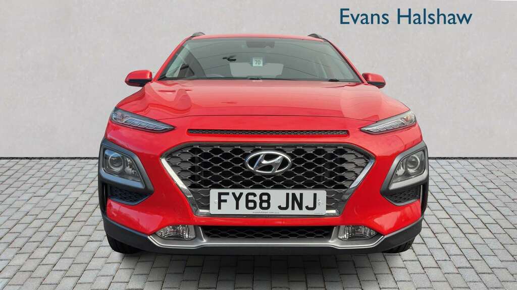 Hyundai Kona 1.0T Gdi Blue Drive Premium 2018 Orange #4