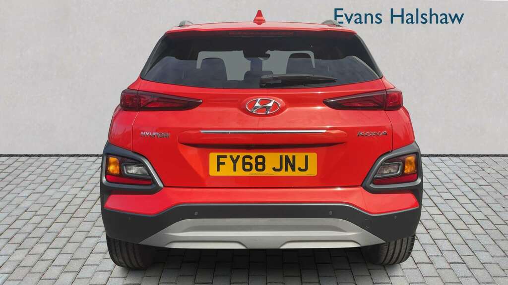 Hyundai Kona 1.0T Gdi Blue Drive Premium 2018 Orange #5