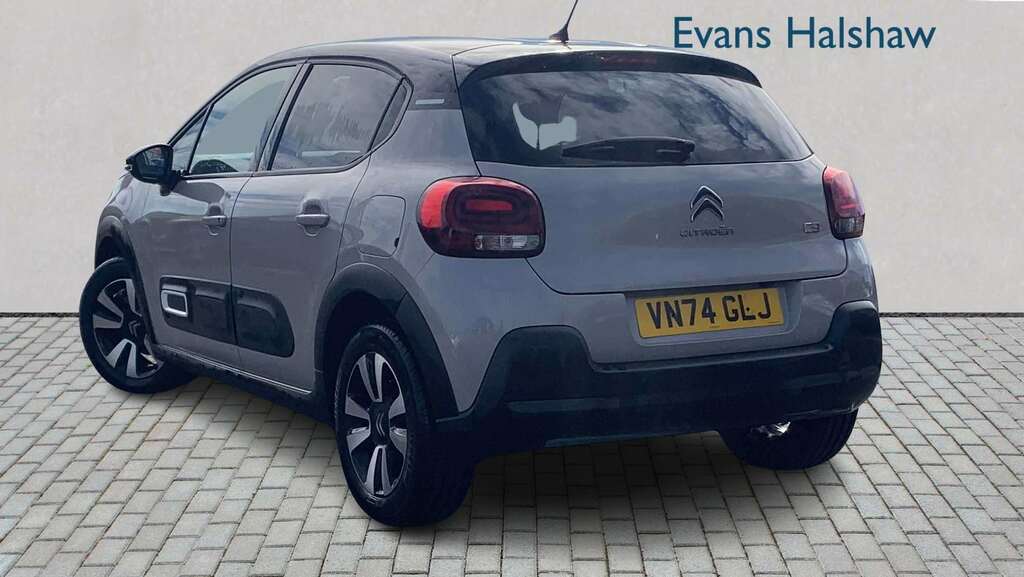 Citroen C3 1.2 Puretech 110 Plus Eat6 2024 VN74GLJ Grey #2