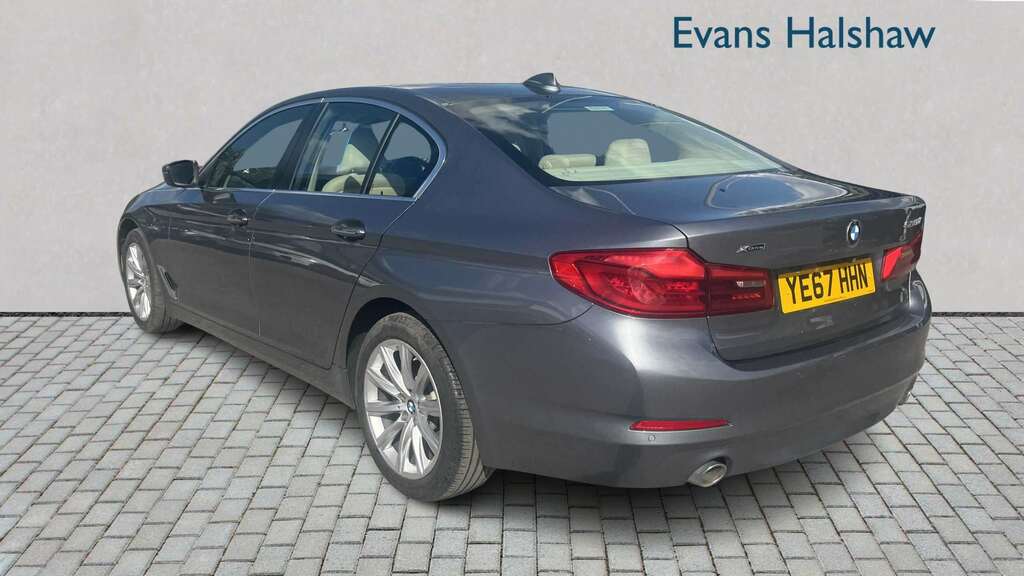 BMW 5 Series 520D Xdrive Se 2017 YE67HHN Blue #4