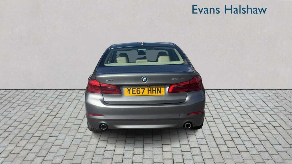 BMW 5 Series 520D Xdrive Se 2017 YE67HHN Blue #5