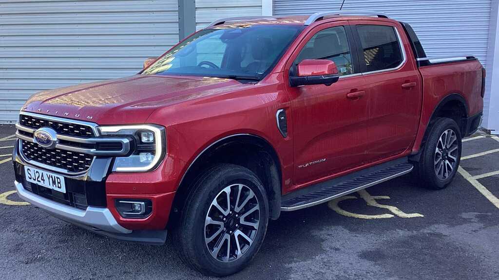 Ford Ranger Pick Up Dcab Platinum 3.0 Ecoblue V6 240 202 SJ24YMB Red #4