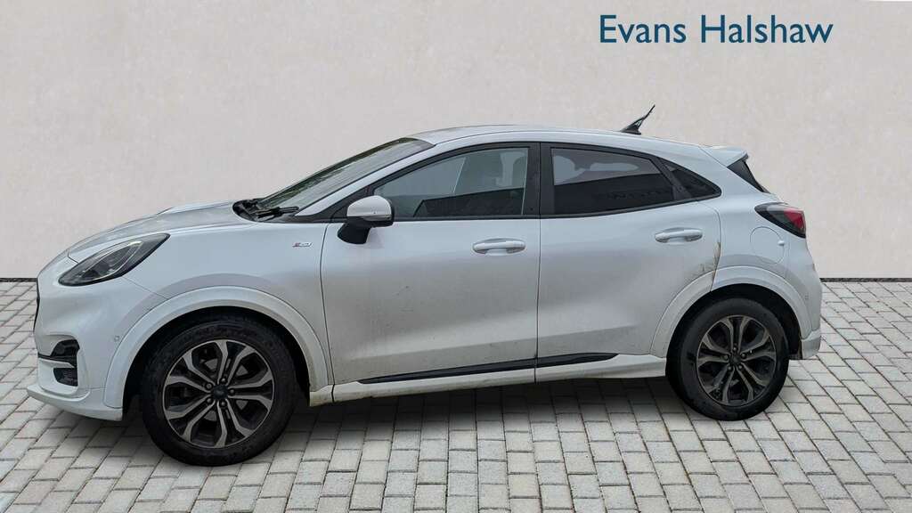Ford Puma 1.0 Ecoboost Hybrid Mhev St-line 2023 FY73WWN White #3