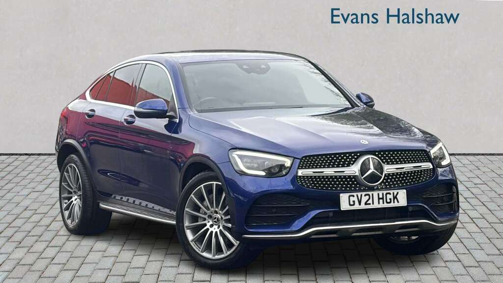 Mercedes-Benz GLC Class Glc 300D 4Matic Amg Line Premium 9G-tronic 202 Blue