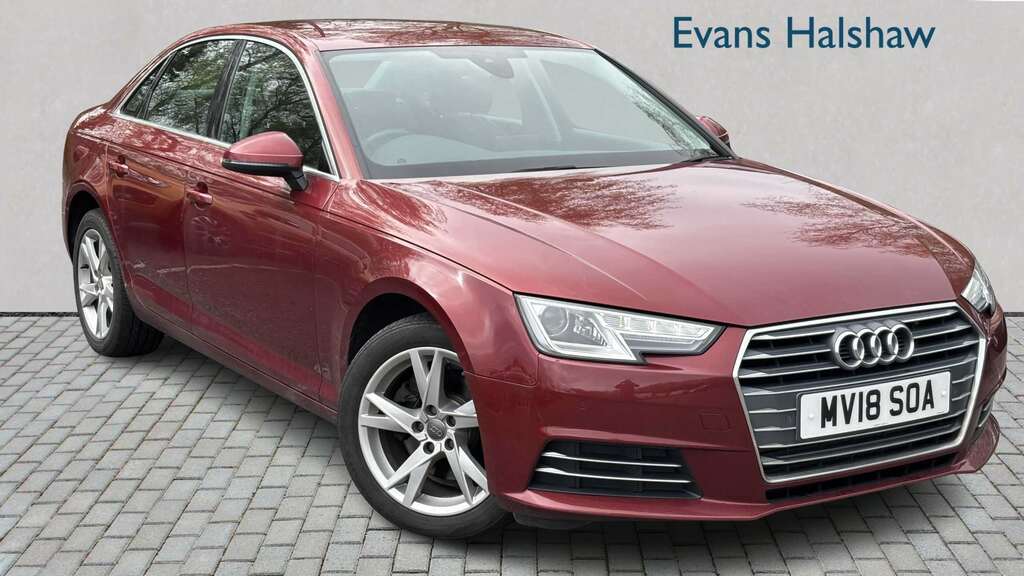Audi A4 2.0T Fsi Sport S Tronic Leather 2018 Red
