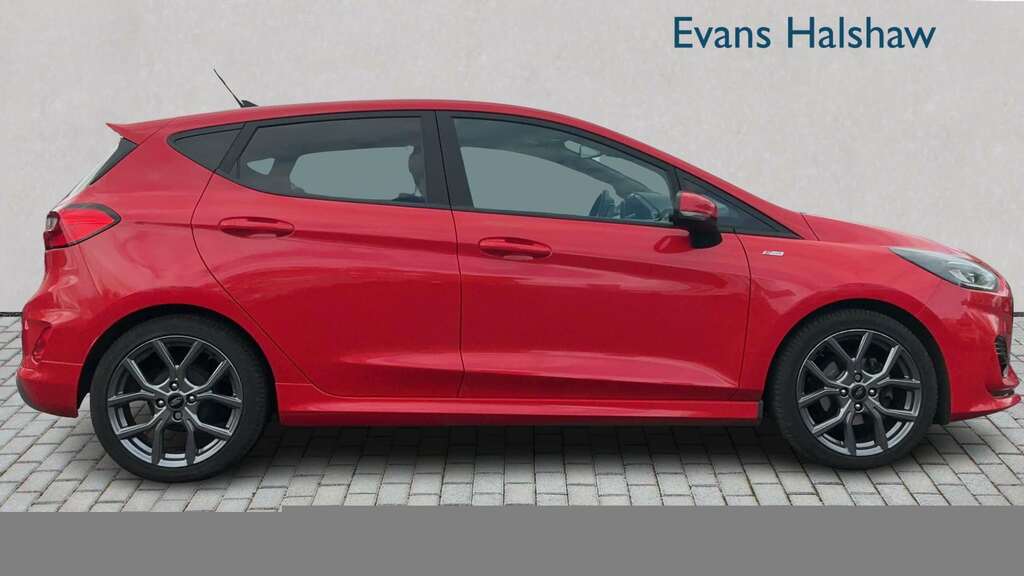 Ford Fiesta 1.0 Ecoboost St-line 2022 YN72NNK Red #4