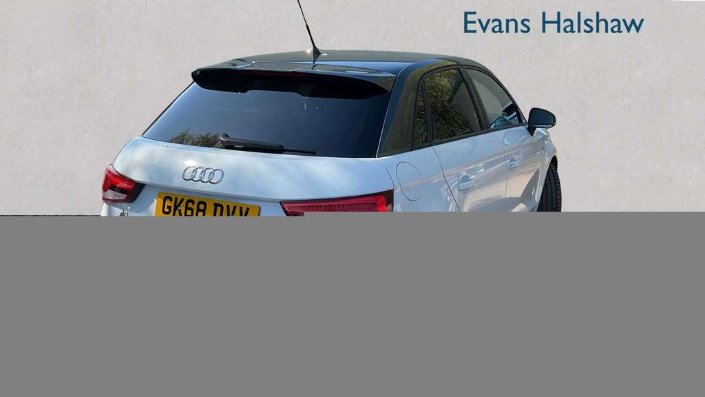Audi A1 1.4 Tfsi 125 Black Edition Nav 2018 GK68DVV White #6
