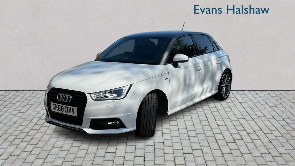 Audi A1 1.4 Tfsi 125 Black Edition Nav 2018 GK68DVV White #2