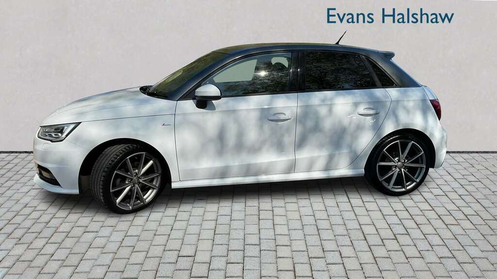 Audi A1 1.4 Tfsi 125 Black Edition Nav 2018 GK68DVV White #3