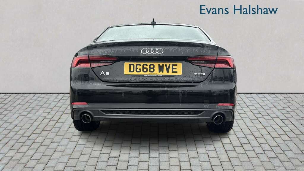 Audi A5 2.0 Tfsi S Line S Tronic 2018 DG68WVE Black #5