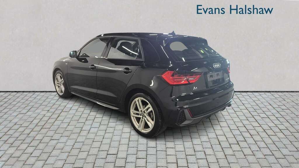 Audi A1 30 Tfsi S Line 2020 GK70DFZ Black #5