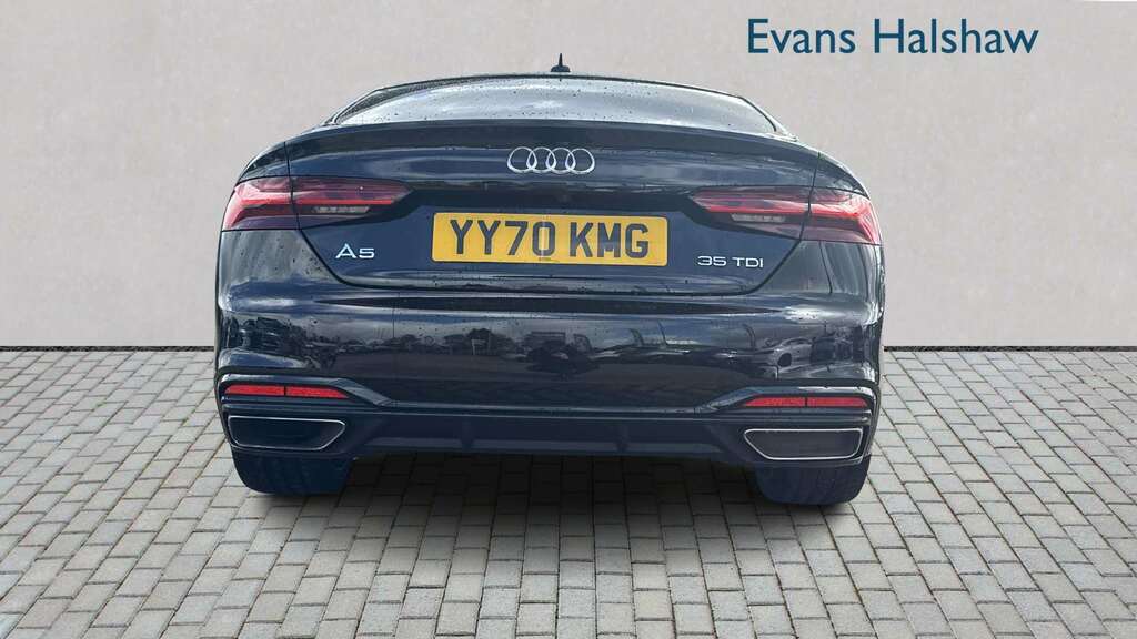 Audi A5 35 Tdi Edition 1 S Tronic 2020 YY70KMG Black #3
