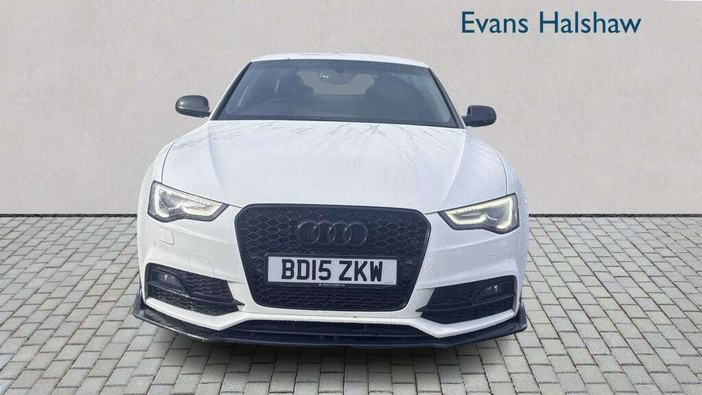 Audi A5 2.0 Tdi 177 Quattro Black Ed Plus S Tronic 201 BD15ZKW White #2