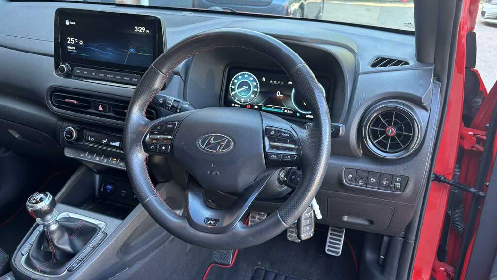 Hyundai Kona 1.0 Tgdi 48V Mhev N Line 2021 OV71LPU Red #5