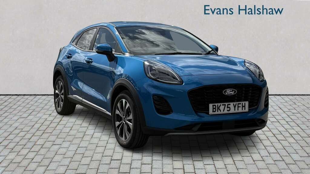 Ford Puma 1.0 Ecoboost Hybrid Mhev Titanium Dct 2025 BK75YFH Blue #2