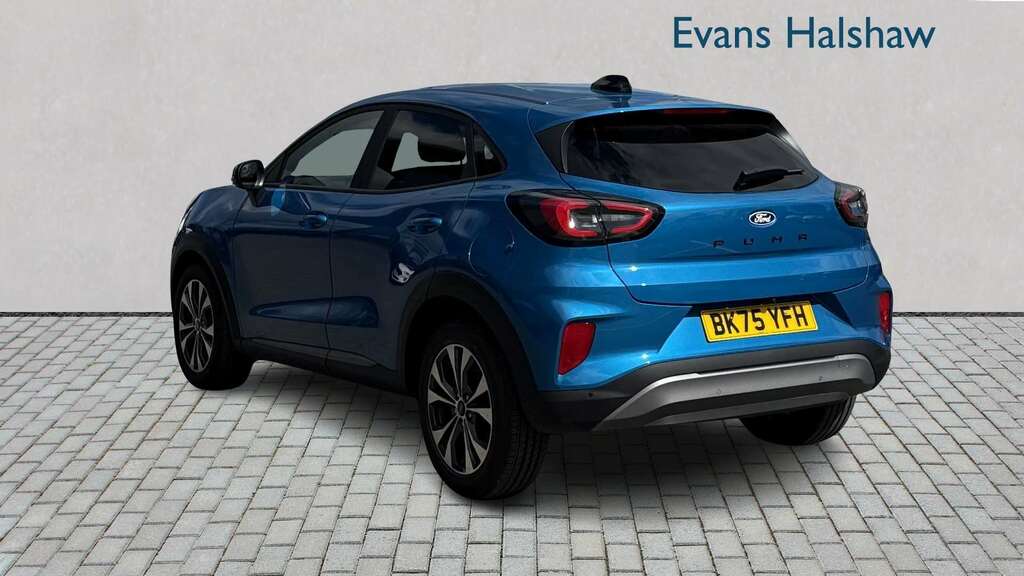 Ford Puma 1.0 Ecoboost Hybrid Mhev Titanium Dct 2025 BK75YFH Blue #3