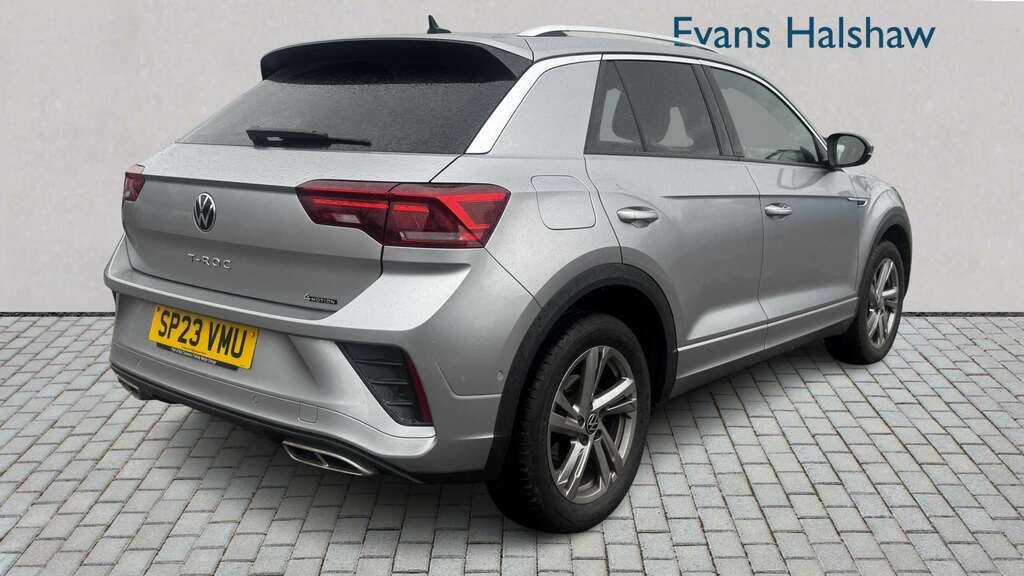 Volkswagen T-Roc 2.0 Tsi 4Motion R-line Dsg 2023 SP23VMU Silver #5