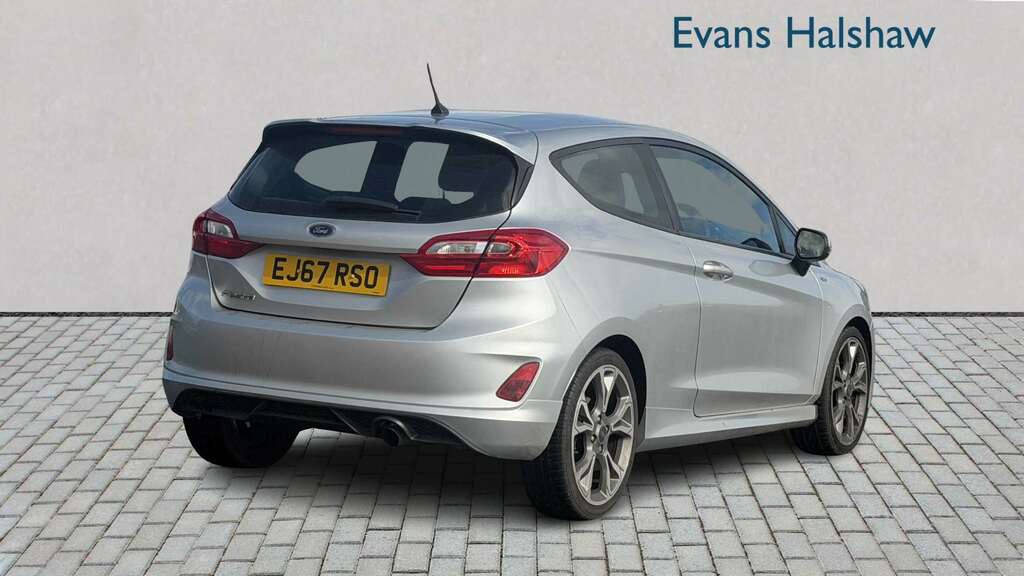 Ford Fiesta 1.0 Ecoboost 125 St-line 2017 EJ67RSO Silver #2