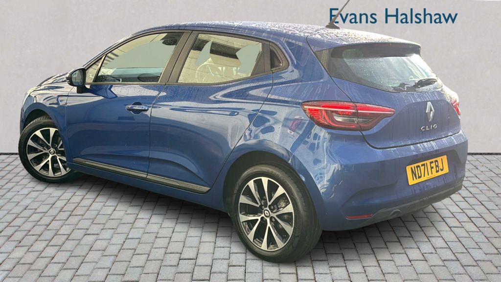 Renault Clio 1.0 Tce 90 Iconic 2021 ND71FBJ Blue #2