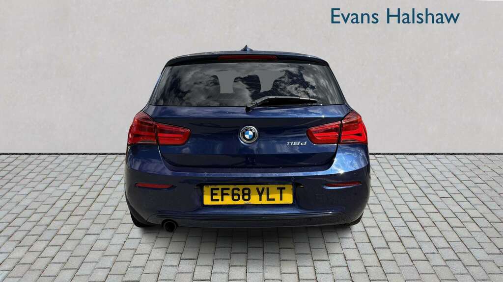 BMW 1 Series 118D Sport Navservotronic Step 2018 EF68YLT Grey #4