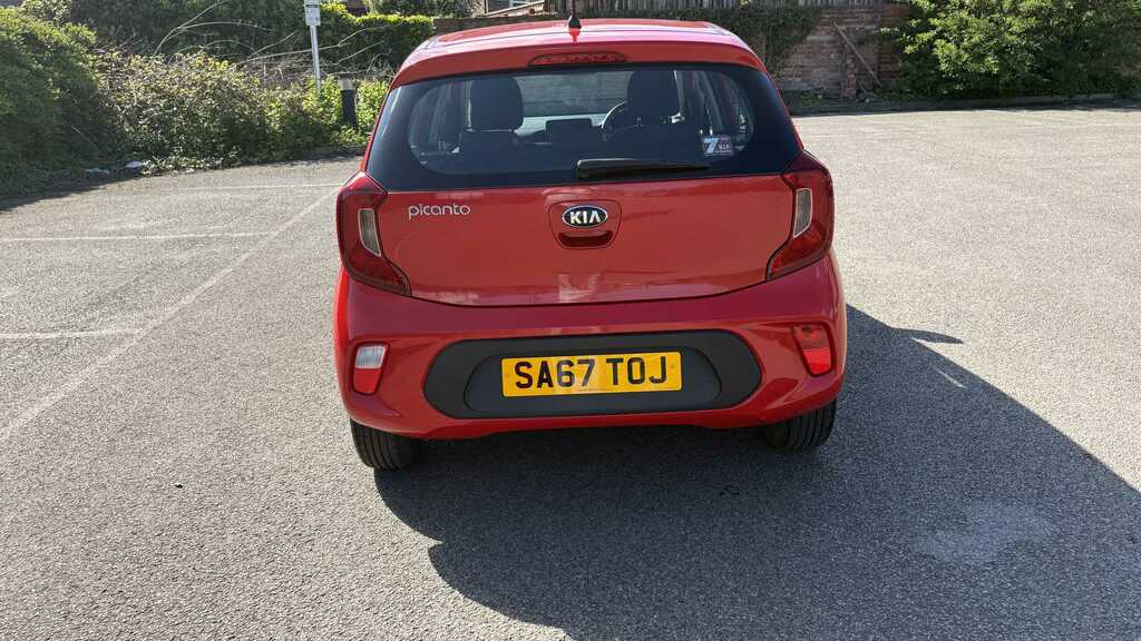Kia Picanto 1.0 2 2017 SA67TOJ Red #5