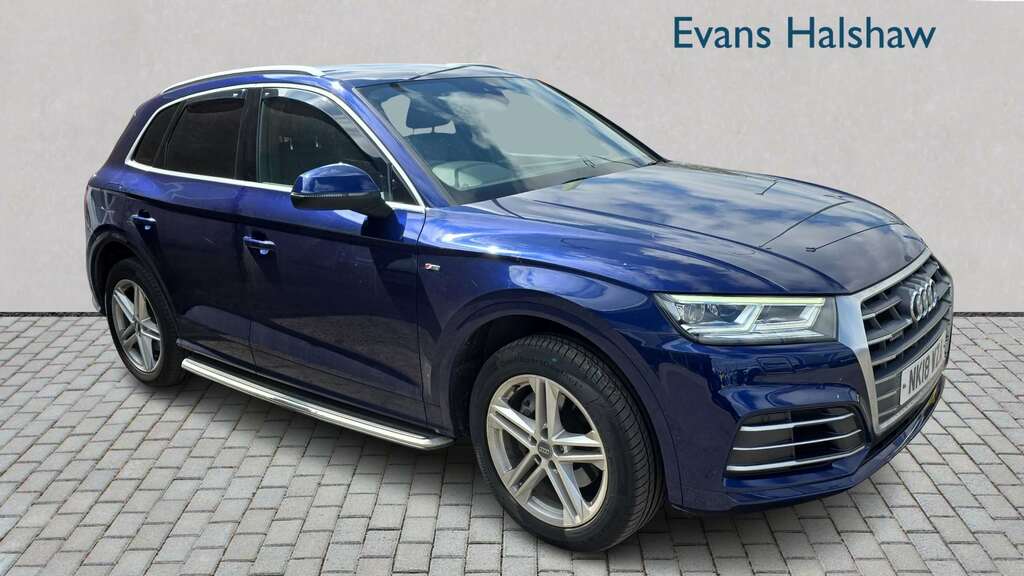 Audi Q5 2.0 Tdi Quattro S Line S Tronic 2018 Blue