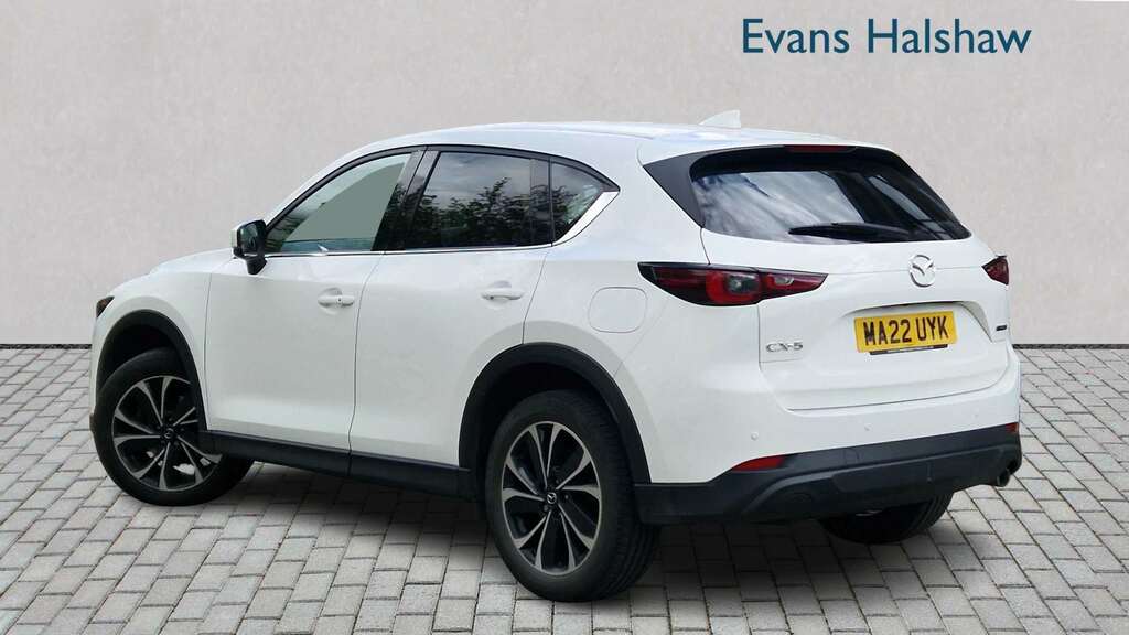 Mazda CX-5 2.2D 184 Sport 2022 MA22UYK White #2