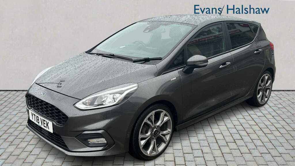 Ford Fiesta 1.0 Ecoboost 140 St-line X 2018 YT18VEK Grey #3