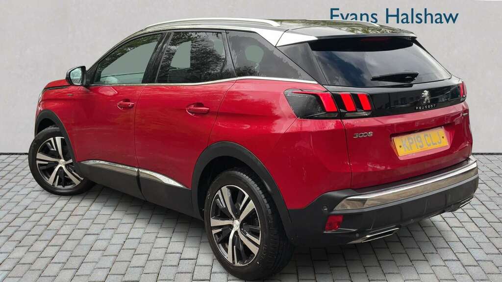 Peugeot 3008 1.5 Bluehdi Gt Line 2019 KP19CLJ Red #2