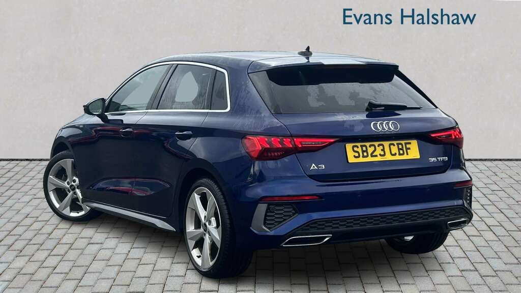 Audi A3 35 Tfsi S Line 2023 SB23CBF Blue #2