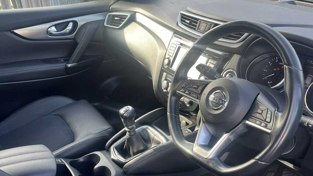 Nissan Qashqai 1.2 Dig-t Tekna 2018 BJ68VXF Black #6