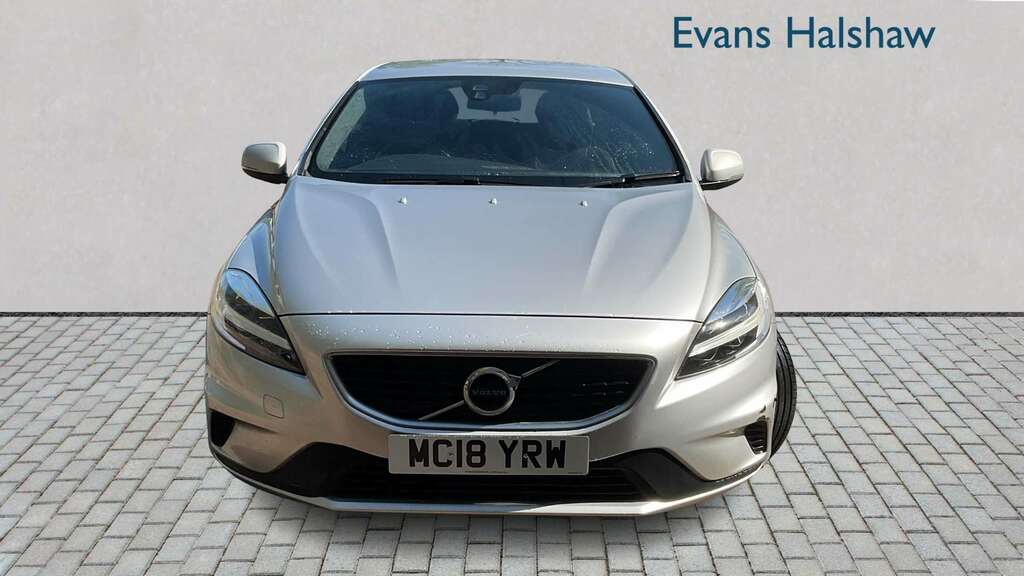 Volvo V40 T2 122 R Design Nav Plus 2018 MC18YRW Silver #3